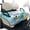 Blue Watercolor, variant on Yuyamidu Blue Watercolor Golf Cart Seat Covers for 2 Passenger Fashion Golf Cart Seat Towel Blanket with Pockets Club Car Accessories for All Season Protection