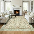 thumbnail image 2 of Ultrug Vintage Floral Rugs Soft Boho Area Rug Indoor Carpet for Living Room Bedroom Home Decor,6'x9',Light Yellow, 2 of 7