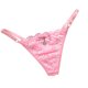 thumbnail image 1 of Gibobby Lencería para mujer sexy tangas Ropa interior sexy transparente de cintura para mujer Ropa interior de encaje de tamaño de tanga ajustable(Rosa, Talla única), 1 of 5