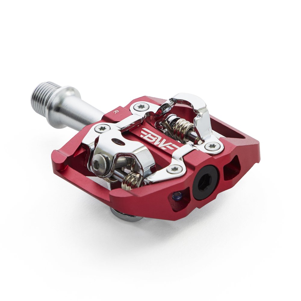 BW USA Rock Garden Flat Pedal SPD Compatible Clipless MTB Bike Pedals