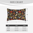 thumbnail image 4 of Daiia Seafood And Drinks Bedding Waterproof Pillow Protector Zippered Queen – Bed Bug Proof Pillow Encasement-14"x20", 4 of 6