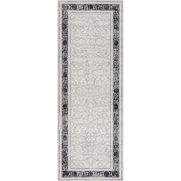 United Weavers Reserve Area Rug 770 30172 Montana Black, 2' x 7'