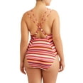 thumbnail image 3 of Junior Plus Sunbaked Stripe One Piece Swimsuit, 3 of 4