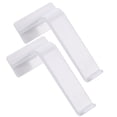 thumbnail image 3 of Miangastore Organiseur de Panneau Perforé Blanc 2 Pcs 8X5.2X4cm Abs Réduit la Croissance des Bactéries, 3 of 9