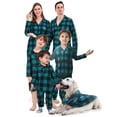 thumbnail image 2 of Mom Daughter Dad Son Baby Dog Matching Pajamas Set 2023 New Christmas Family Look Soft Plaid Sleepwear Thick Warm Loungewear Pjs, 2 of 3