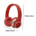 thumbnail image 6 of Yufenmy Clearance,Headphones Deals,Wireless Over-ear Headphones Casual Listening Active Noise Cancellation On-Ear Headphones Headphones with Deep Bass for Cellphone Travel Office Home, 6 of 6