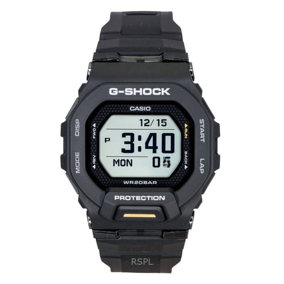Casio G-Shock G-Squad Digital Smartphone Link Black Resin Strap Quartz GBD-200-1A1 200M Men's Watch