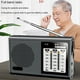 thumbnail image 4 of L-31 Radio de banda completa de mano FM AM SW Altavoz retro con antena (negro), 4 of 9