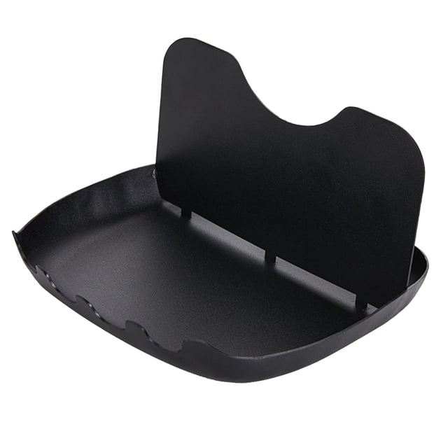 Soporte para tapa de olla, organizador de cocina, resistente soporte para tapa de olla para despensa y hogar. negro