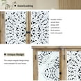 thumbnail image 3 of MDQMD 63'' Carved Buffet Cabinet with 4 Doors for Living Room,Vintage Sideboard with Solid Wood Legs for Dining Room, 3 of 9