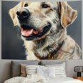 BCIIG Smiling Dog Tapestry Wall Hanging Unique Style Graphic Tapestries