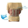 thumbnail image 2 of Broken Rib Support Chest Wrap Rib Support Brace Chest Compression Wrap (27"-34" ) Fracture Rib Protector Belt For Sore Or Bruised Sternum Injuries, Pulled Strain Muscle Pain, 2 of 5