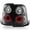 Black Housing Clear Lens, variant on Spec-D Tuning Black Housing Clear Lens Tail Lights Compatible with 2002-2005 Ford Explorer 4-Door, Left + Right Pair Assembly