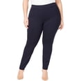 thumbnail image 1 of Anne Klein Leggings Décontractés pour Femmes, Bleu, Grande Taille, 0X, 1 of 3