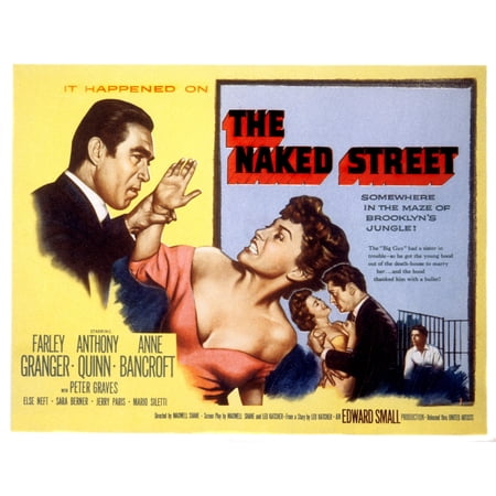 The Naked Street Anthony Quinn Anne Bancroft Farley Granger 1955 Movie