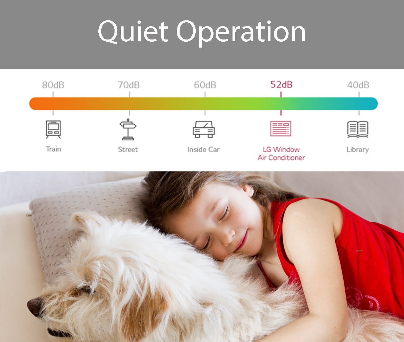 LG 8,000 BTU 340 Sq ft Window Air Conditioner with Remote Control, White, LW8016ER