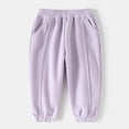 thumbnail image 3 of Fozruso Girls Sweatpants Women's Sportswear Pants Suitable For And Toddlers Casual Jogging Pants Soft And Comfortable Ankle Cuffed Trousers With Elastic Sizes 11-12 Years, 3 of 4