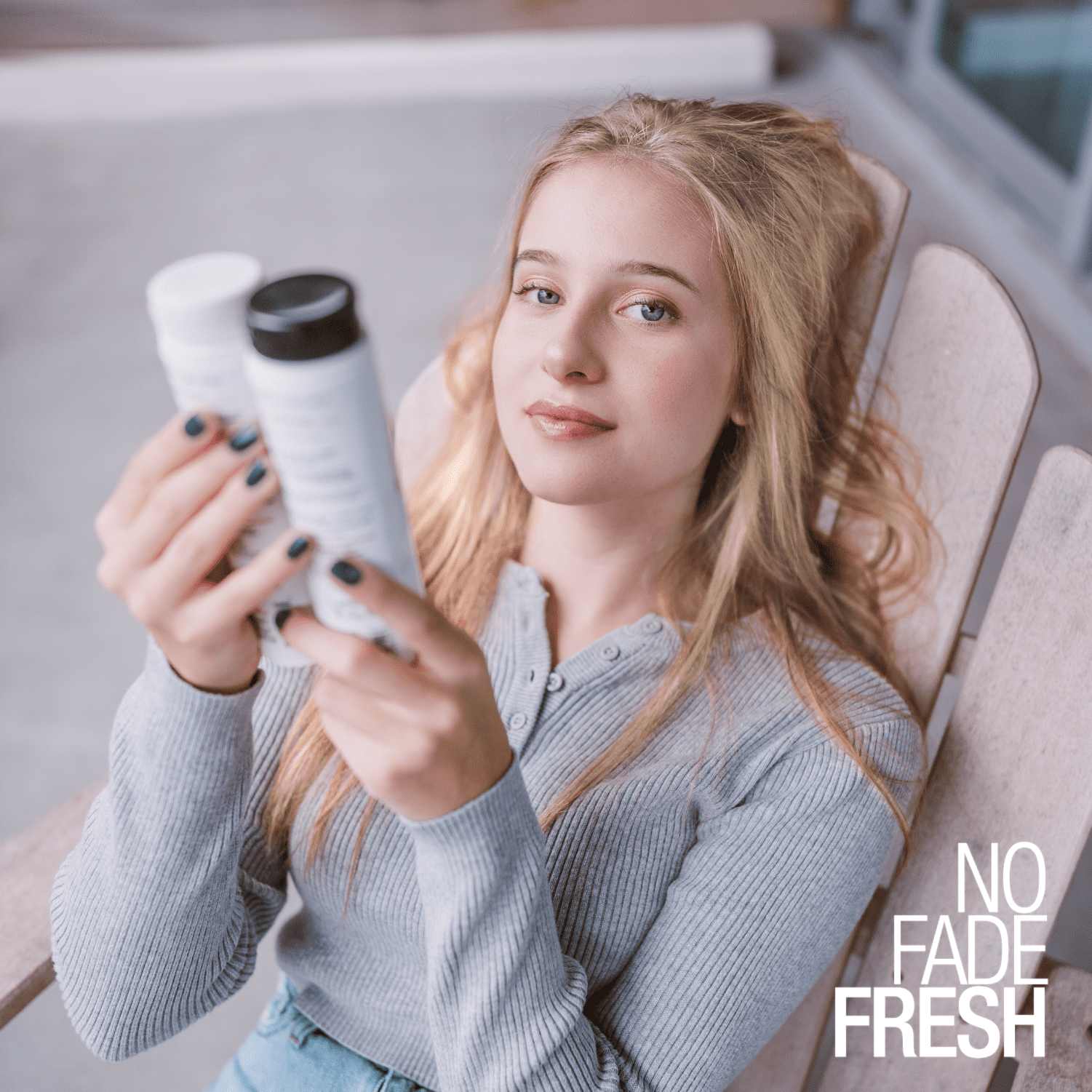 No Fade Fresh Color Depositing Conditioner with BondHeal Bond Rebuilder, Plant-Based, Vegan, Cruelty-Free 6.4 oz - Sunflower Bright Blonde Hair Color Mask
