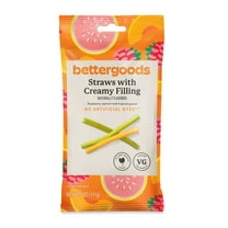 bettergoods Gummy Straws with Creamy Filling, 5 oz