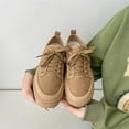 thumbnail image 6 of AUDeals Women's Canvas Shoes, Low Top Lace Up Platform Sneakers with Lightweight Comfort, Casual Walking Tennis Style, 6 of 8
