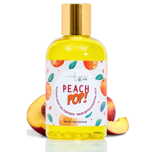Peach Pop Kids Body Oil - 4 oz by LatherGreen