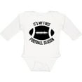 thumbnail image 3 of Inktastic It's My 1st Football Season Boys or Girls Long Sleeve Baby Bodysuit, 3 of 5