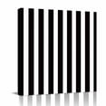 thumbnail image 2 of Canvas Wall Art Black and Canvas Art Print White Stripe Pictures Wall Decor for Living Room Bedroom Artwork Decorations Stretched Framed Ready to Hang 8"x8", 2 of 9