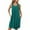 Mint Green, variant on dazeni Plaid Nightgowns for Women with Pockets Flowy Sleeveless House Dress Scoop Neck Nightgown Sleepwear Chemise Night Shirt Soft Sleep Dress S-2XL