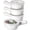 White 4-Pack, variant on LE TAUCI Ceramic Soup Bowl with Handle and Lid, 15 oz Microwave Soup Mug, Oven Safe Bowl with Lid, Leakproof Food Storage Bowl, Stackable Soup Crock for Oatmeal, Cereal, Leftovers, Dishwasher Safe, W
