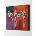 thumbnail image 3 of Epic Graffiti  "Chai of Colors" by Linda Woods, Giclee Canvas Wall Art 37"x37", 3 of 3