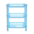 thumbnail image 1 of Shisuyan Kitchen Storage Rack Square Storage Rack Blue 1Pack 13.8X10.6X7.1In Plastic, 1 of 8