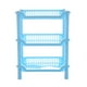 thumbnail image 1 of EeaseMX Estante de almacenamiento cuadrado desmontable de 3 capas para cocina y baño (azul), 1 of 7