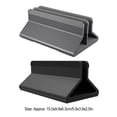 thumbnail image 4 of Vertical Laptop Stand Accessories Home Office Using Stable Storage Shelf Aluminum Alloy Tablet Mount Rack Computer Shelves two slots, 4 of 9