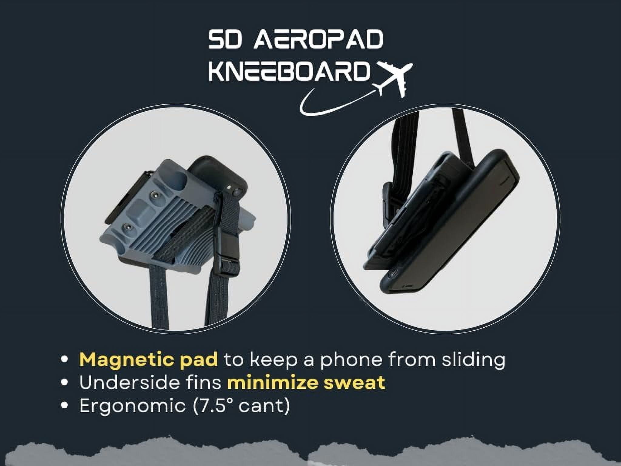 Slishman Products SD AeroPad Kneeboard Clipboard