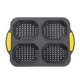 thumbnail image 2 of Clearance Cake Mould under $10 Set Of 5 Silicone Pan With Brush Spatula Gloves 9 And 4 Perforated Bread Baking Tray Nonstick French Pans For Oven Bake Mould Toaster Pan For Loaf Hot D 2PC, 2 of 9