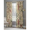 thumbnail image 5 of Rustic Botanical Semi Sheer Curtains 108 Inch Length 2 Panels Set, Vintage Floral Wildflower Sheer Kitchen Curtain Privacy Voile Window Curtain for Living Room Bedroom Rod Pocket Drapes, 5 of 7