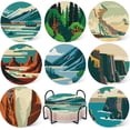 thumbnail image 1 of Kit de posavasos Diamond Art DOTZSO con soporte para adultos, 8 unidades, 1 of 6