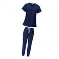 thumbnail image 5 of Sharprepublic 4xFemale Scrub Set Machine Washable Nurse Work Clothing for Beauty Salon, 5 of 8