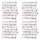 thumbnail image 1 of 400pzs Modelo Pintado Tren Personas Figuras Escala N (1 A 150), 1 of 5