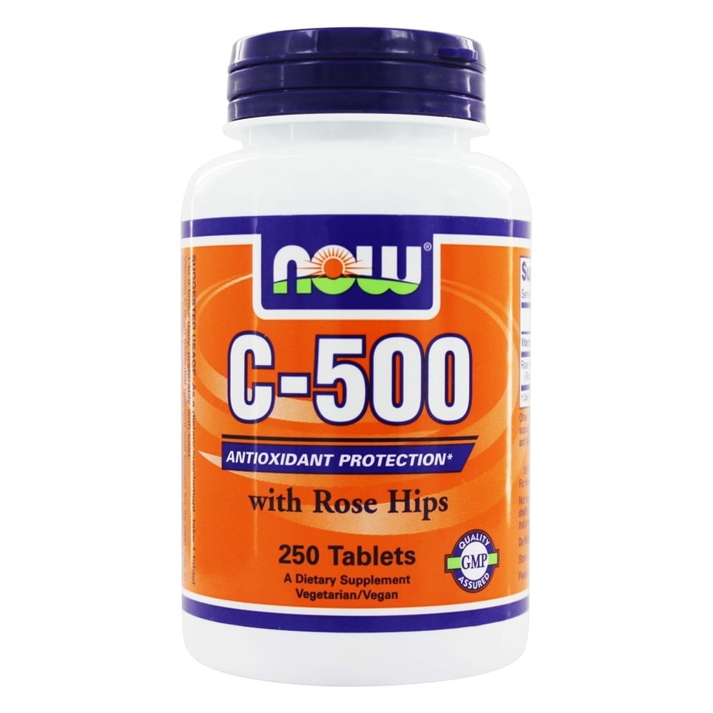 NOW Supplements, Vitamin C500 with Rose Hips, Antioxidant Protection