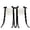Black, variant on Gytml Custom Lace Wedding Chair Back Decor 2Pcs Personalized Text Sheer Tulle Chair Cover With Long Satin Ribbon Bow Diy Wedding Chair Decoration For Wedding Aisle(Red-12.99X17.72Inch)