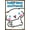 Bronze Framed Version, variant on Hello Kitty and Friends: Hello - Cinnamoroll Feature Series Wall Poster, 22.375" x 34" Framed