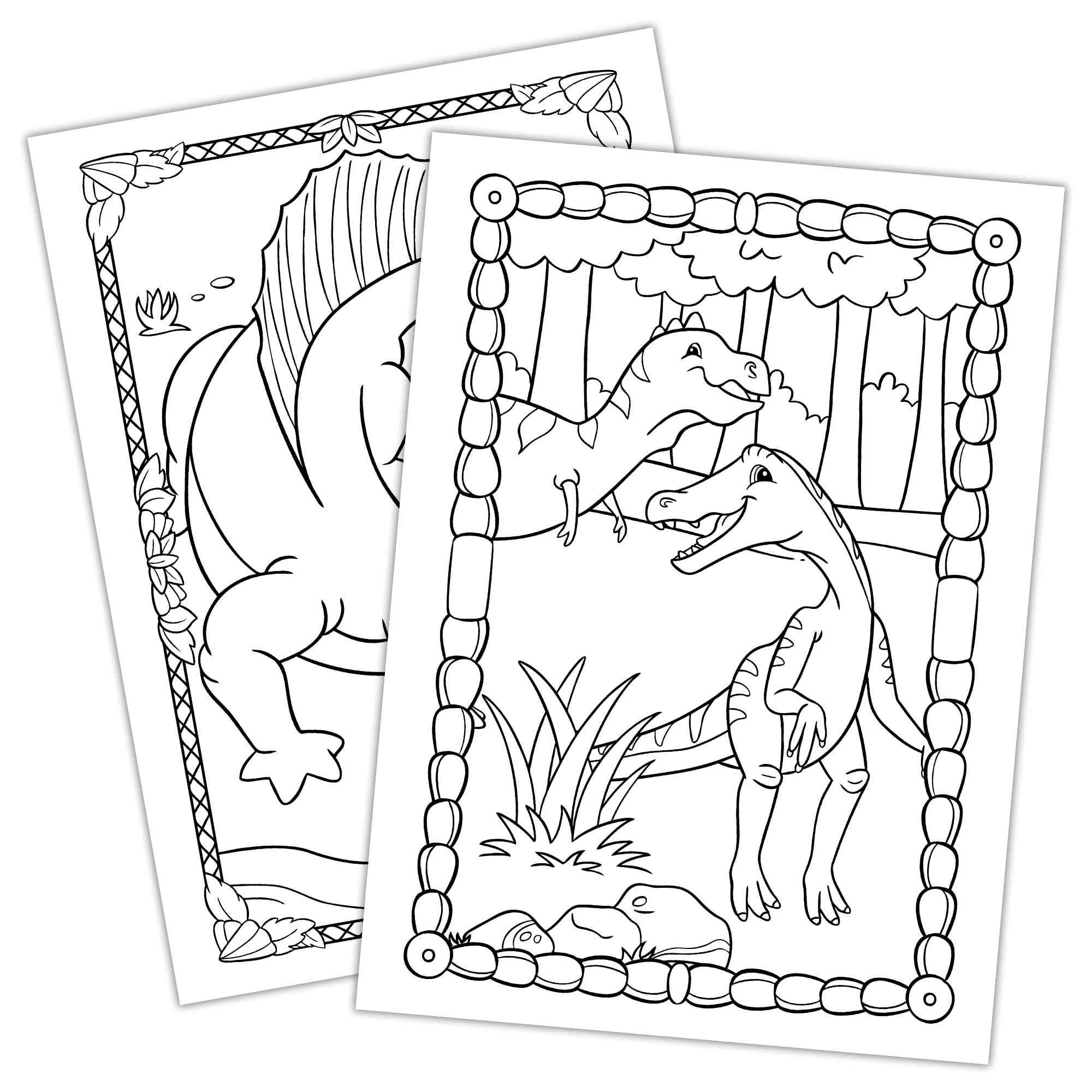 Coloring Book For Kids Ages 8-12, Original Dinosaurs Coloring pages  Inspired From Time Before Time Cartoon-Show, More +90 Coloring Pages.: A4  Size  Than 90 Coloring Pages In 182 Pages Book. by
