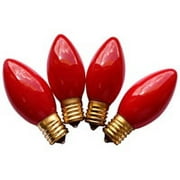 Santas Forest 16592 Christmas Incandescent Replacement Bulb, Ceramic Red