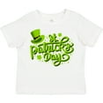 thumbnail image 3 of Inktastic St. Patrick's Day Hand Lettering with Green Top Hat Boys or Girls Toddler T-Shirt, 3 of 5