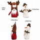 thumbnail image 5 of Yuarrent Adornos de gnomos de Navidad, adornos de muñecos de muñeco de nieve, tela de algodón, decoración del hogar, ventana de fiesta, árbol Kits de decoración para fiestas muñeco de nieve Yuarrent HA041417-01, 5 of 6
