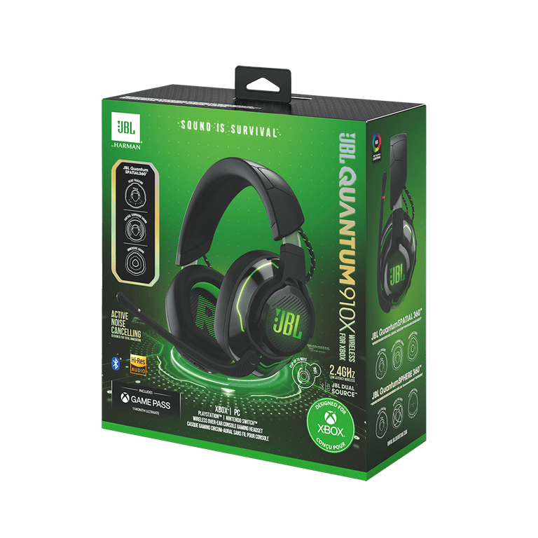 美品 JBL QUANTUM910 WIRELESS JBL Quantum 910 Wireless Gaming Headset with Active Noise