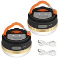 thumbnail image 1 of 2026 2pcs Camping Light Led Lamp Usb Rechargeable Waterproof 3 Modes Power Bank Tent Light, 1 of 5