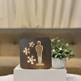 thumbnail image 3 of Rawiri Luces 3D de madera, luces nocturnas de personajes, regalos de ambiente decorativos, 3 of 5