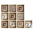 thumbnail image 3 of Wall Tile Vinyl Flower Wall Sticker Mural Tile Decal tile mural tile decor Waterproof Self-Adhesive Tile Sticker, MZ-2-116, Medium, 3 of 8
